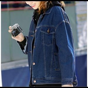 oversized denim jacket